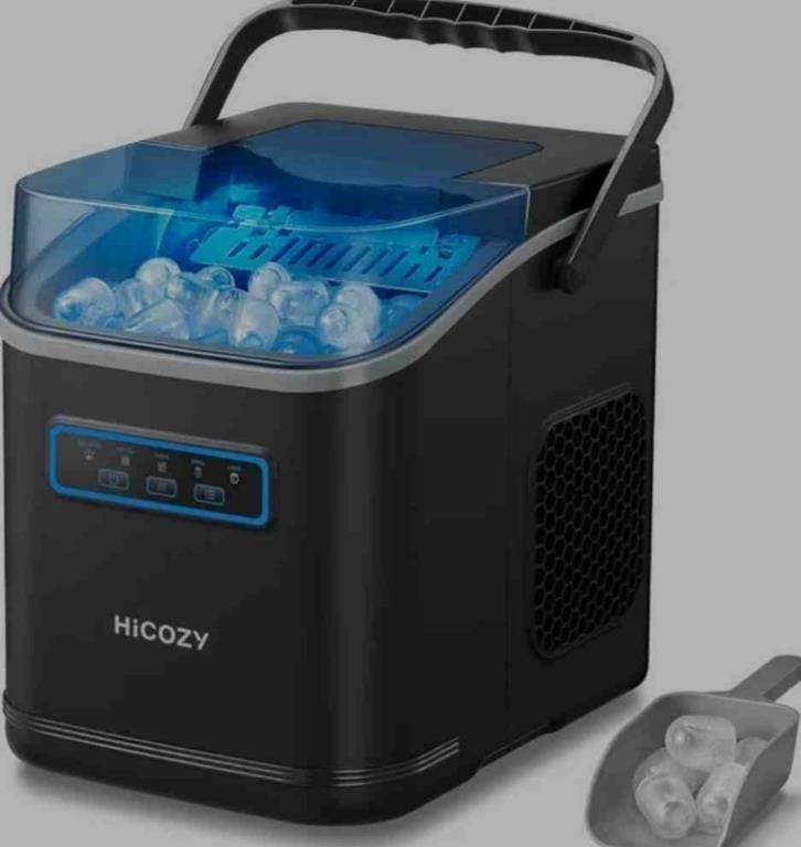 Hicozy Clear View Ice Maker Countertop, Self-