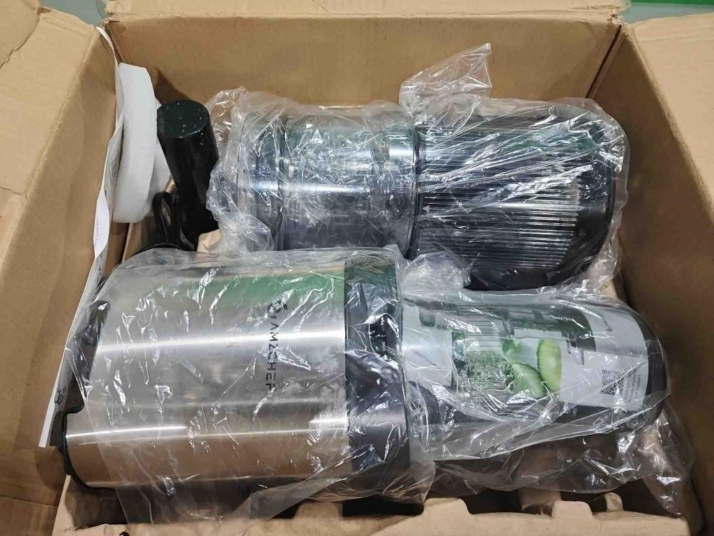 AMZCHEF Cold Press Juicer, 5.4" Juicer Ma