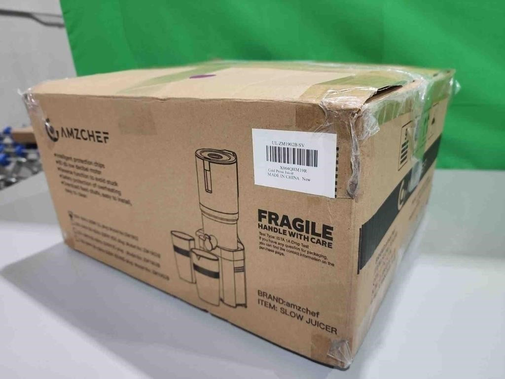 AMZCHEF Cold Press Juicer, 5.4" Juicer Ma
