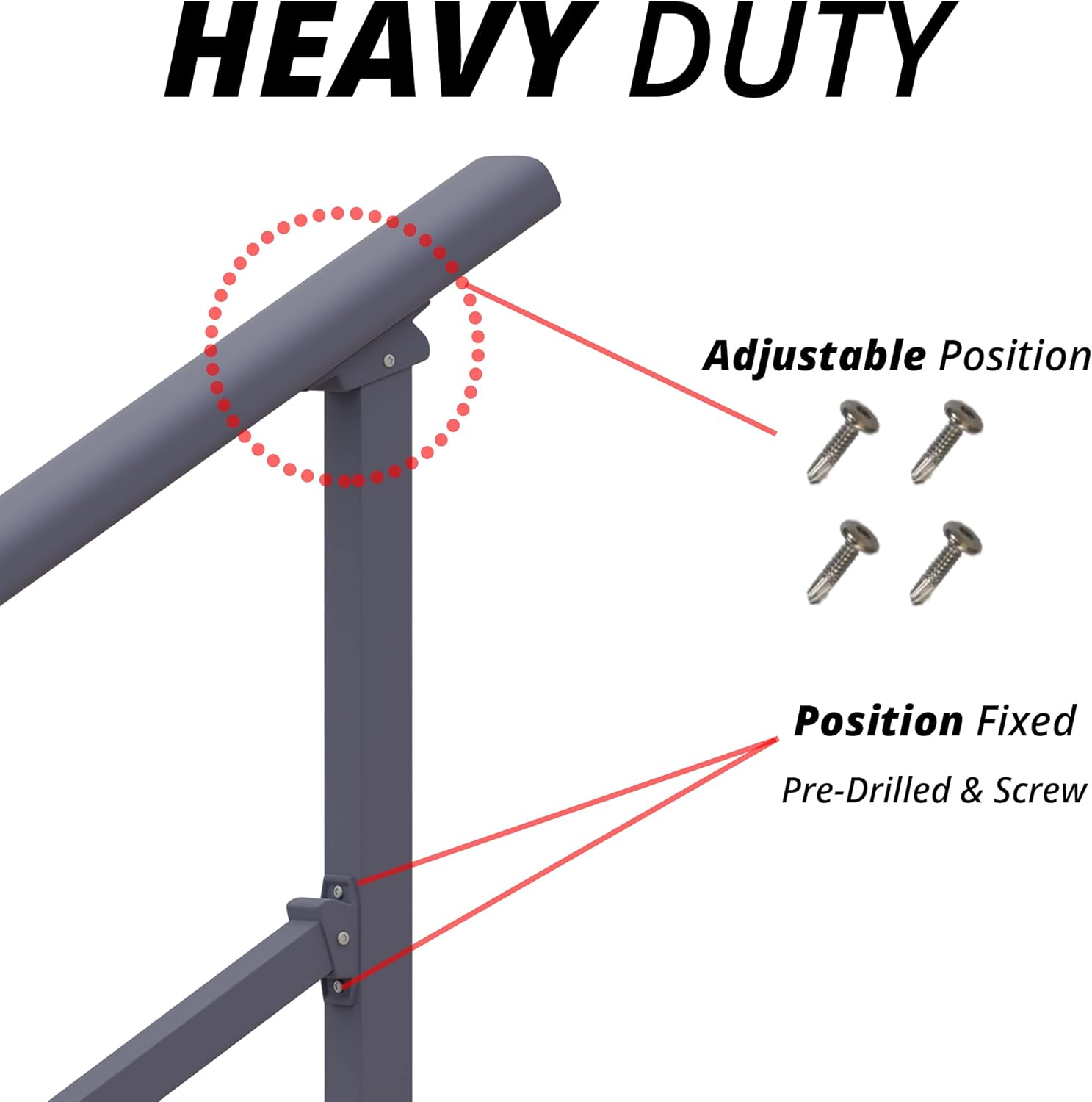 CR Fence and Rail Hand Rails for Outdoor