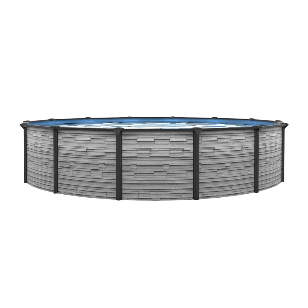 Montilla 24Ft Round 52" Deep Steel Wall Pool