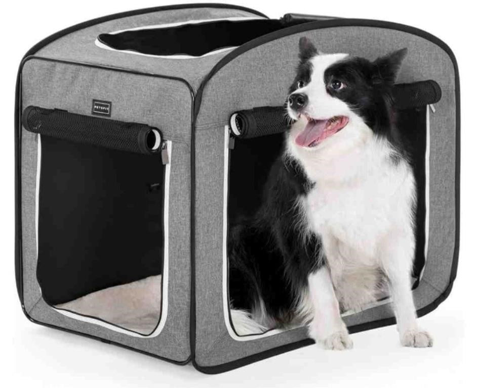 Petsfit Portable Pop Open Pet Play Cube, Light