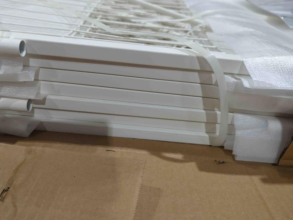 Rollick Dog Playpen, Indoor, Yard & RV Camping, 24"*24", 7 Panels, White
