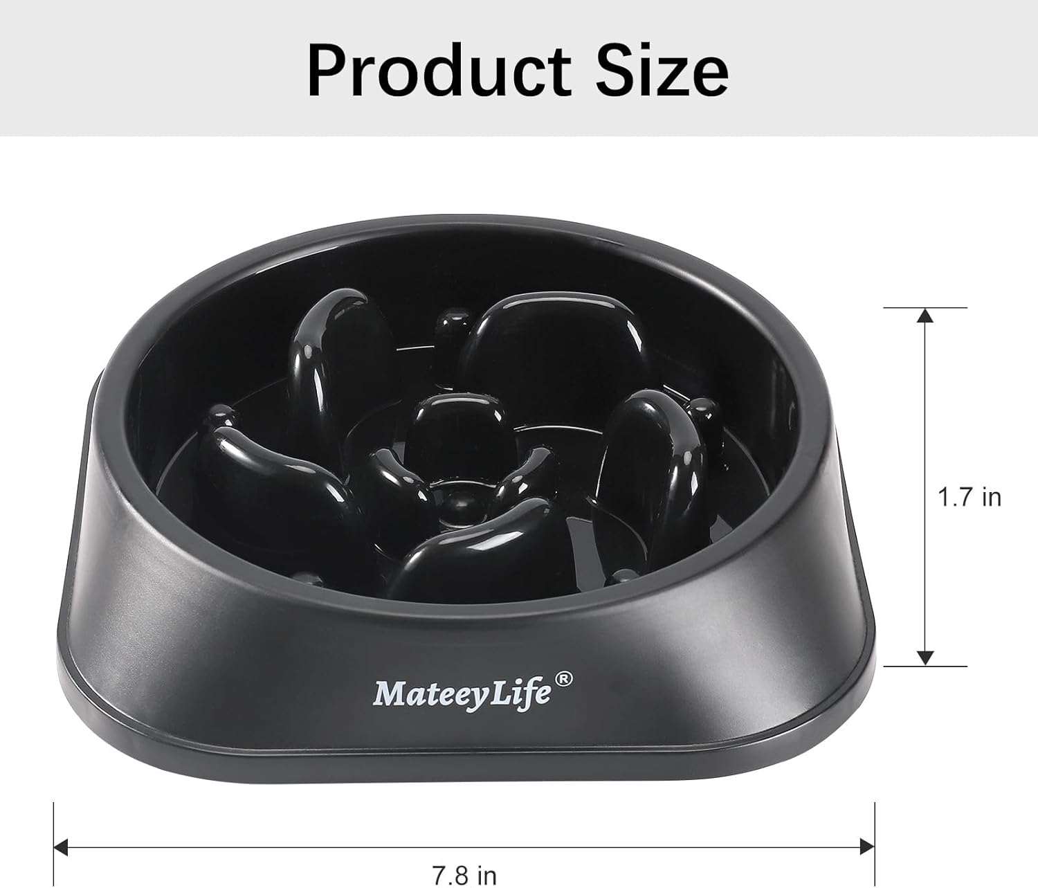 MateeyLife Slow Feeder Dog Bowls, Anti-Choking Puzzle Dog Food Bowls