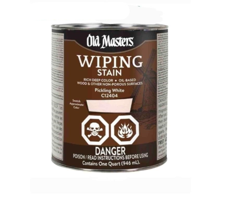 Old Masters Wiping stains Pickling white, C12404