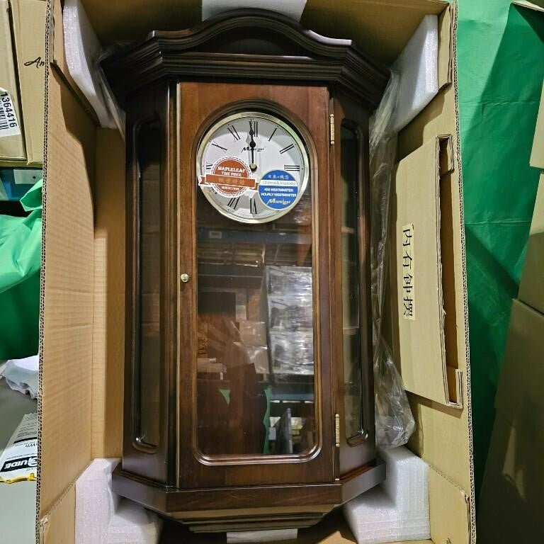 Maple leaf Time piece 4x4 Westminster Wooden Chimi