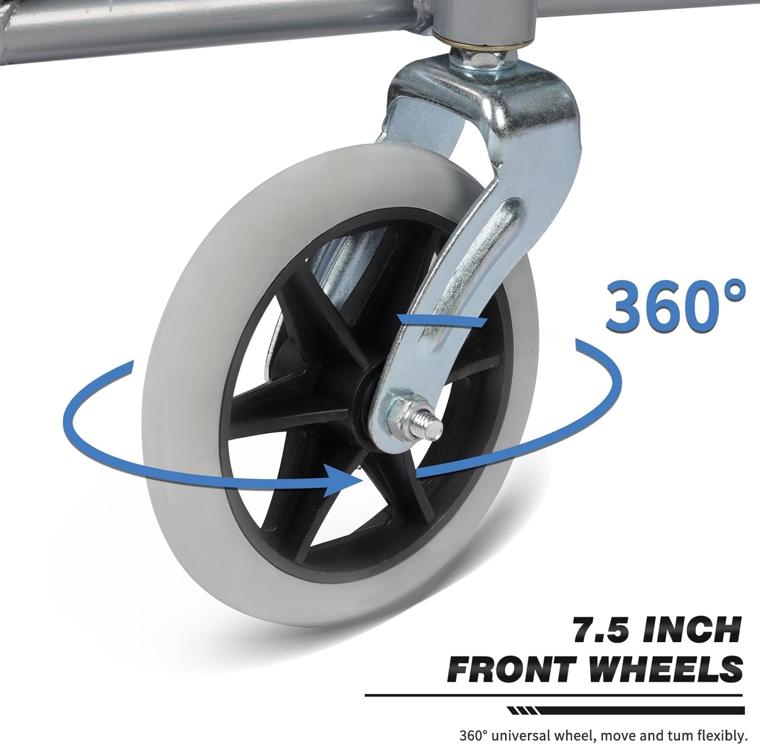 Portable & Foldable Self-Propelled Wheelchair, 18''