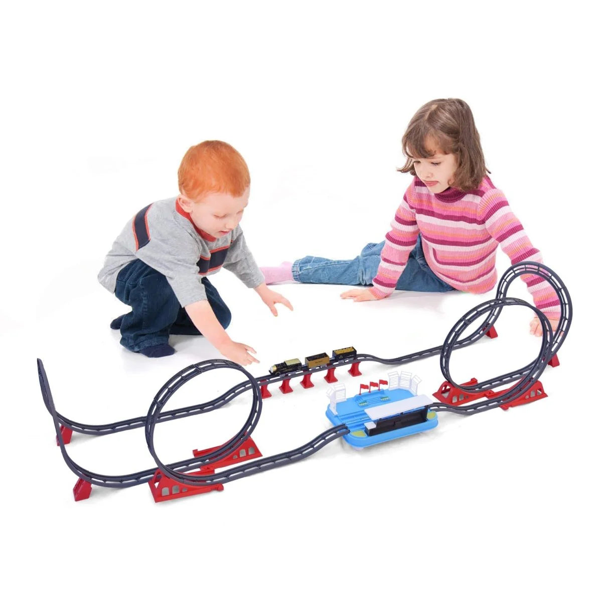 Toy Train Station with Track