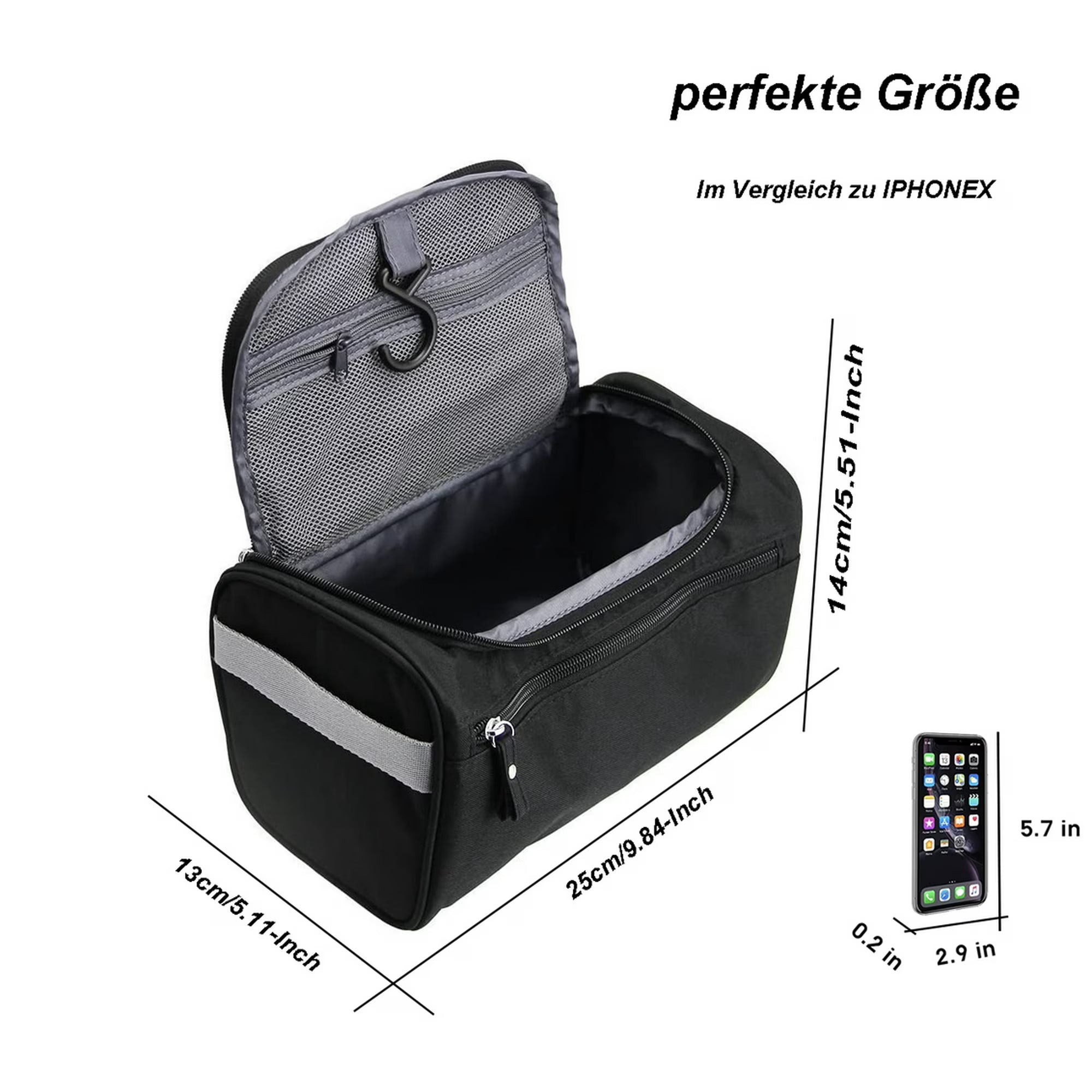 Dutchman Travel Toiletry Bag, Waterpr