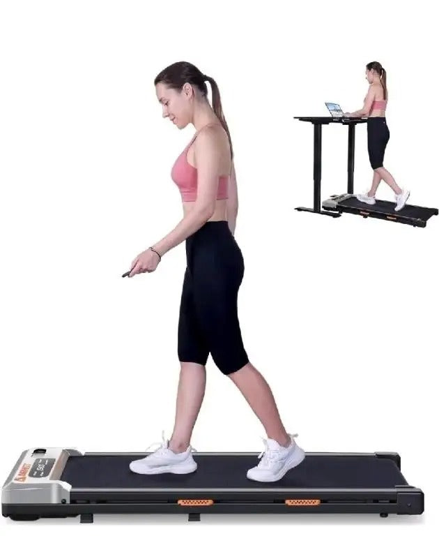 Walking Pad, 2 in 1 Under Desk Treadmill of Compact Space, 2.5HP Quiet Desk Treadmil