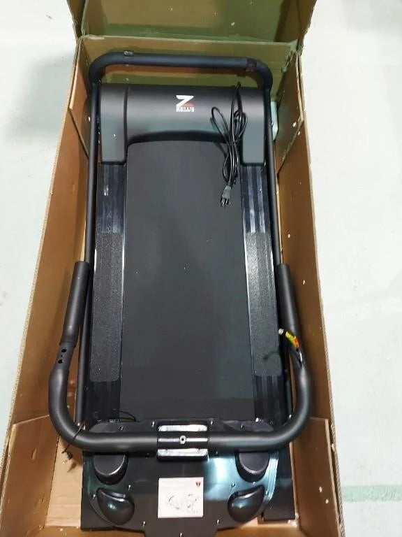 Treadmill Motorized Running Machine w/ APP Control & Holder Design, TRM-1034-BK