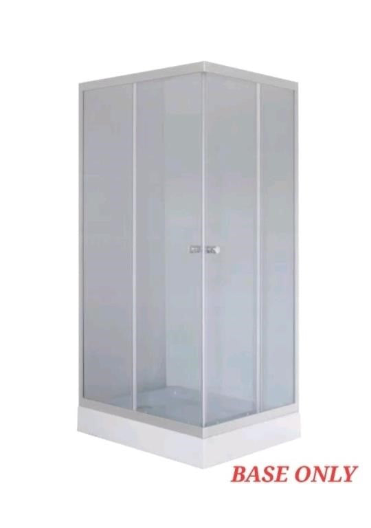 Breezz Orion Square Shower Base. NS-100. Acrylic White, 100 x 80 x 195cm