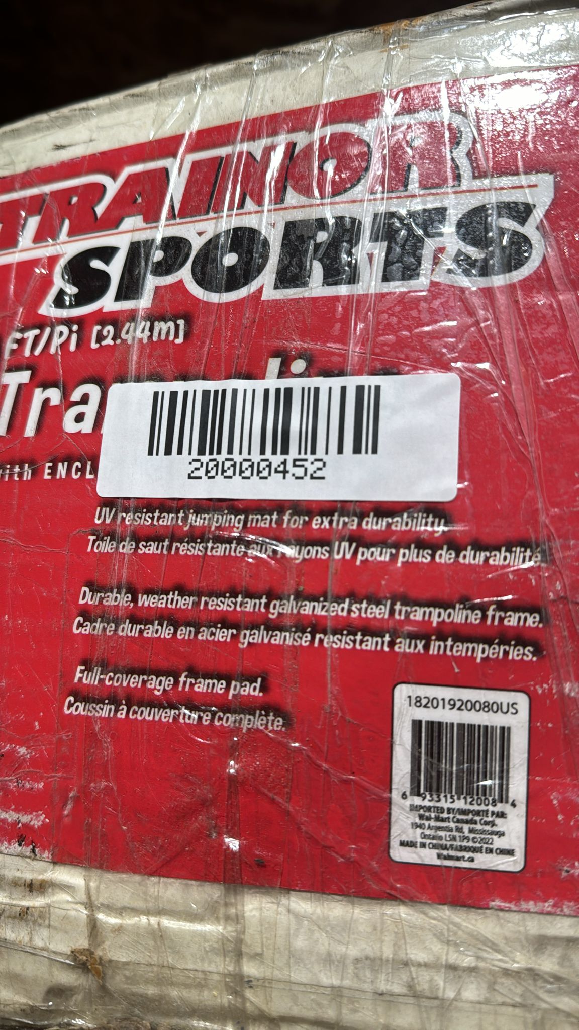 Trampoline and Enclosure Combo | | Jumping Mat and Full Coverage Spring Padding