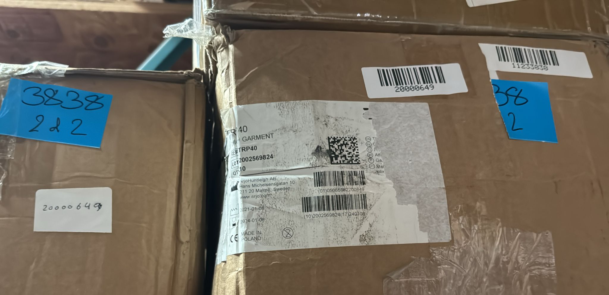 Garment for Flowtron Excel DVT Pump Large Thigh 35 Inch TRP40 - 10 Pairs