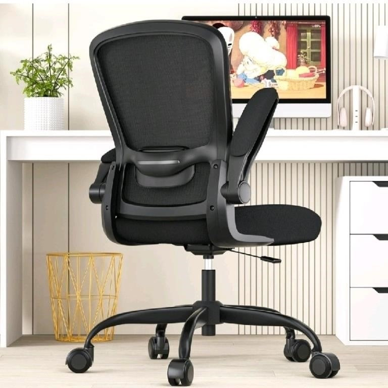 Ergonomic Desk Chair with Adjustable Lumb
