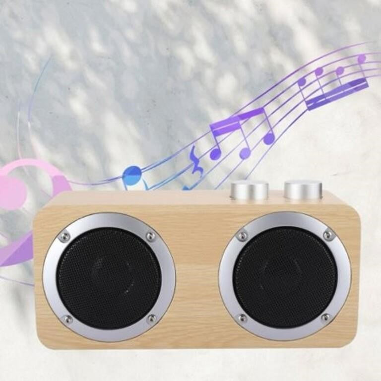 YLSHRF Speaker, High Grade Wooden Speaker Mini Subwoofer