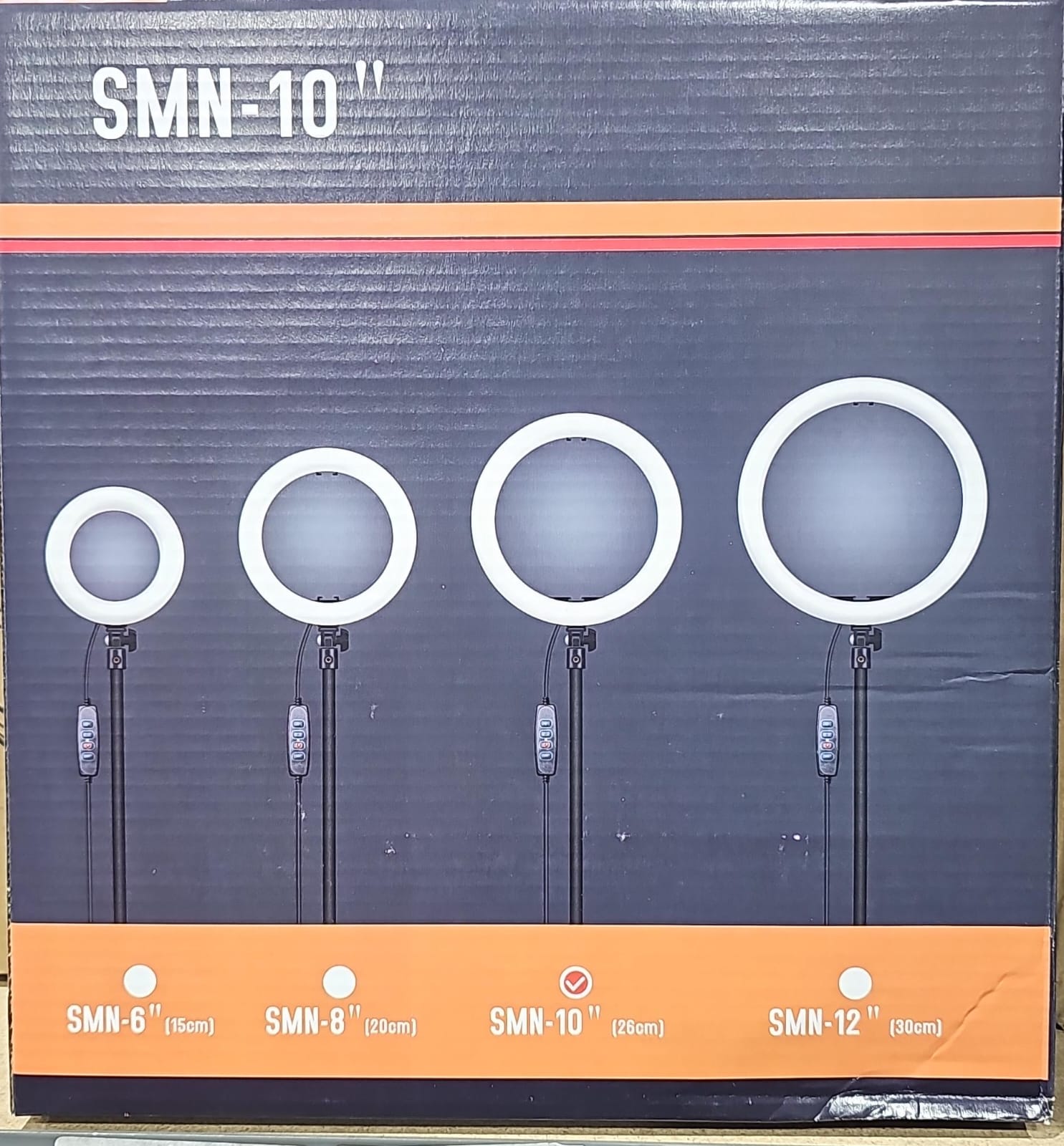 LED ring fill light for photo and video