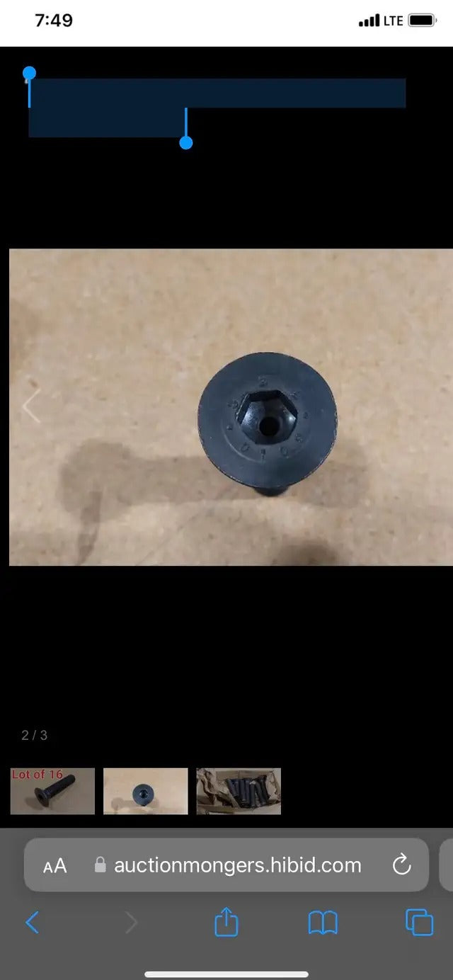 Greasing Screws M16x90 Grade 10.9, Black