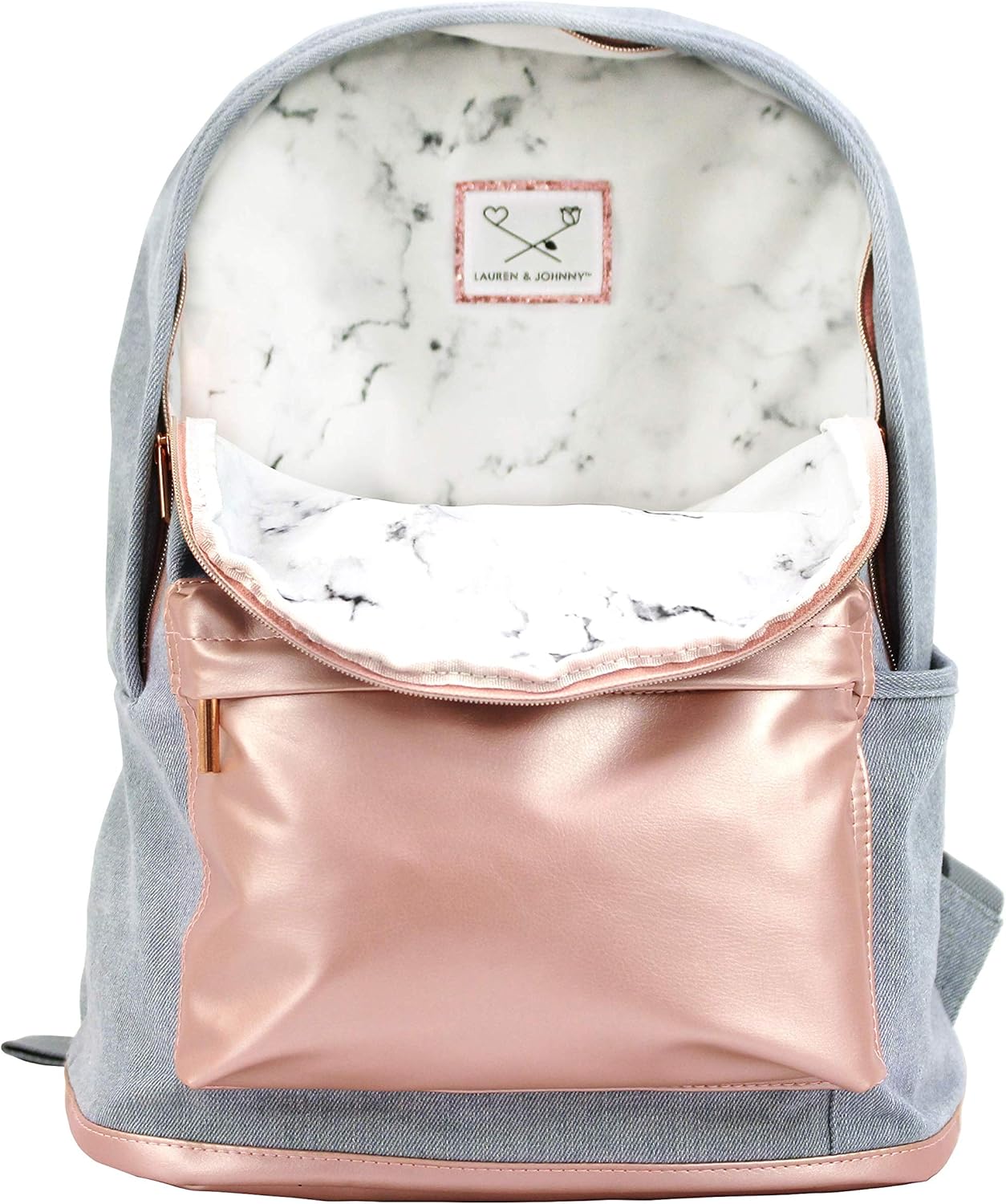 Lauren & Johnny 25001 Lauren Backpack, 11.96 x 5.23 x 16.49 In