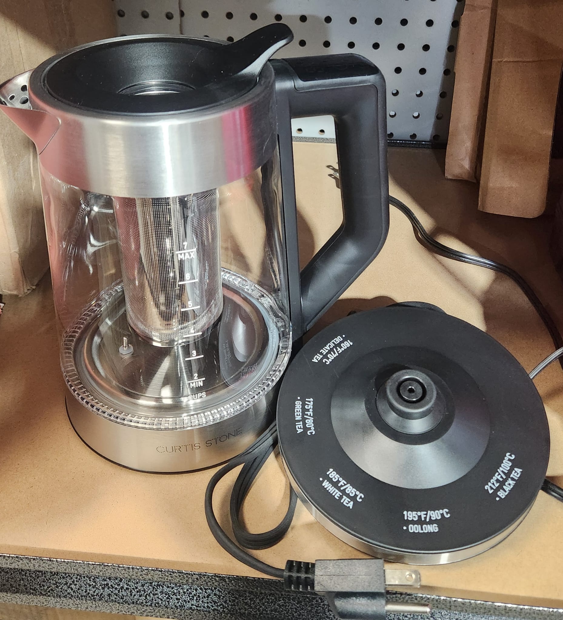 Restored Curtis Stone 1.7L Digital Kettle