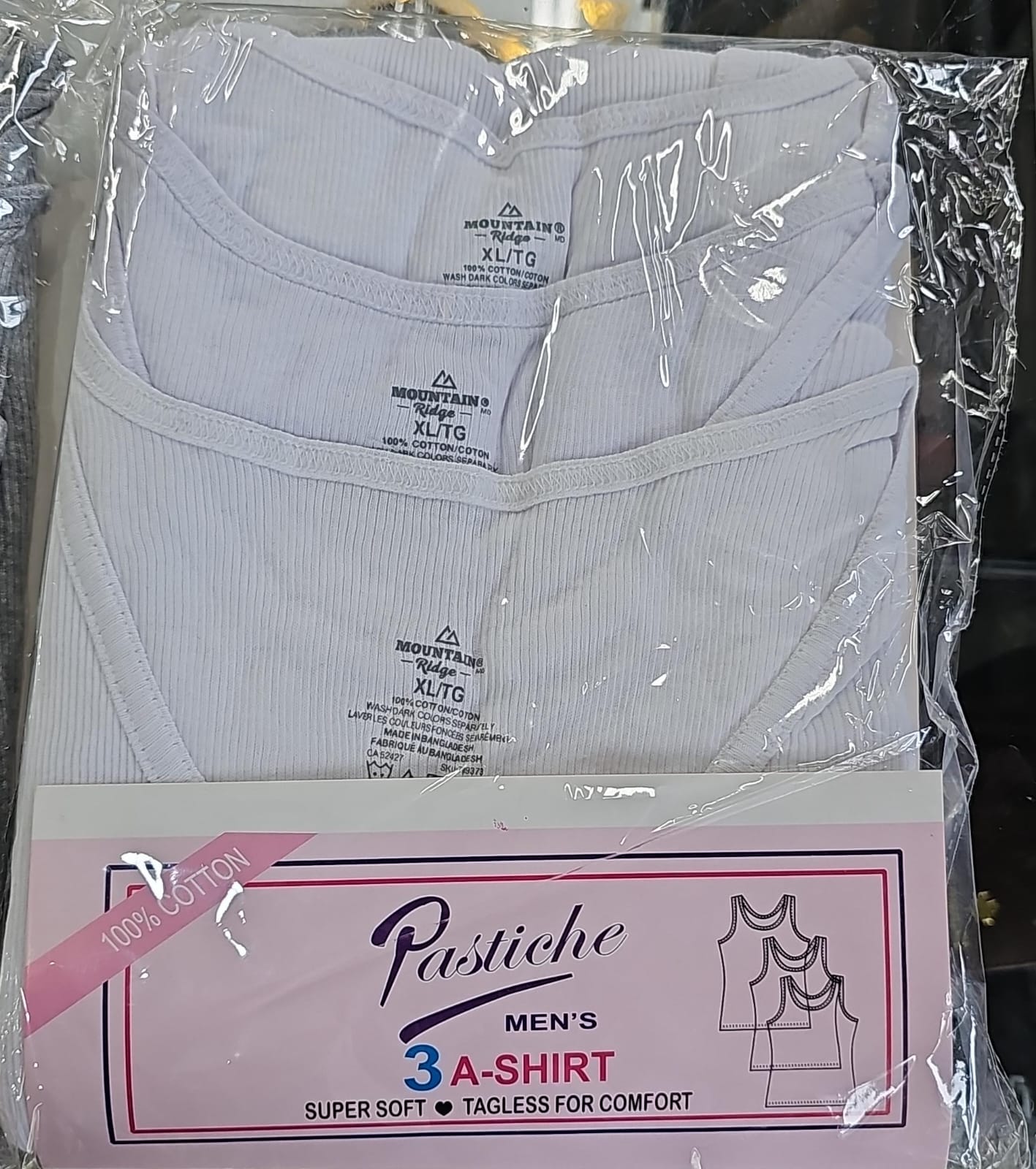 3 A-Shirts for men Cotton