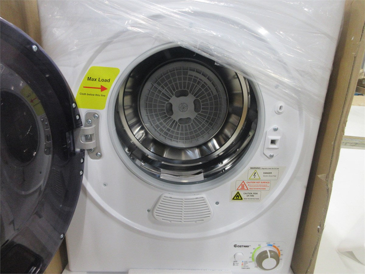 COSTWAY 1.5 CU' VENTED ELECTRIC LAUNDRY DRYER