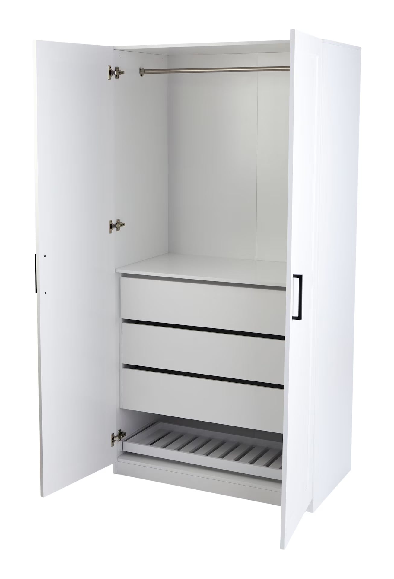 Canvas Kelsey Wardrobe, Large, White
