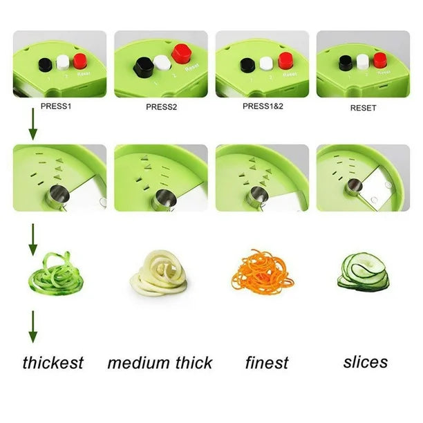 3 BLADE HAND HELD SPIRALIZER
