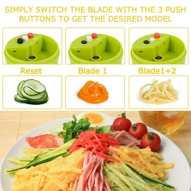 3 BLADE HAND HELD SPIRALIZER