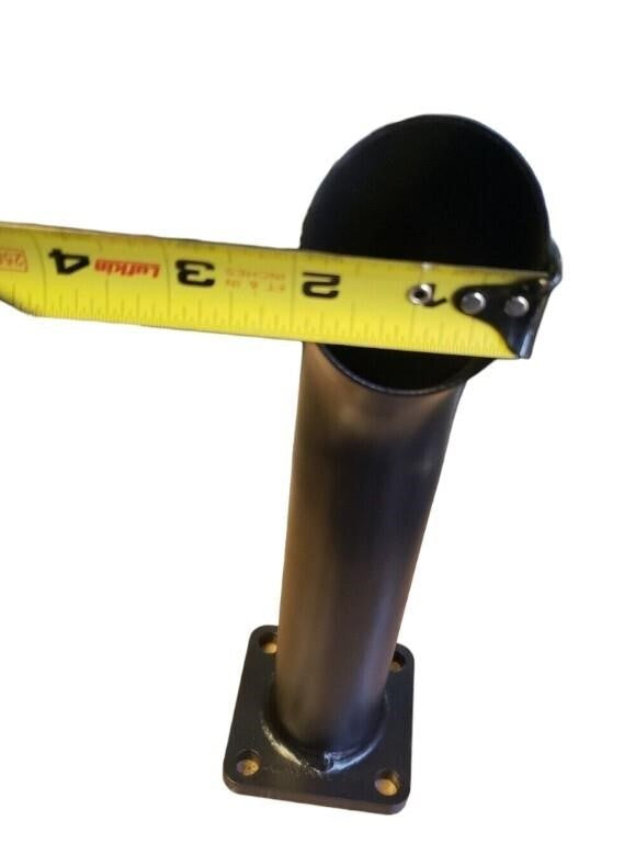 Steel Exhaust Pipe / Stack for Caterpillar, Mountable, 492-1687, Black