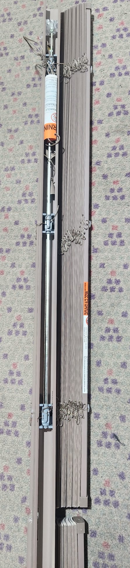 Sears 1" PVC Mini Blinds, 66" x 84", Ba