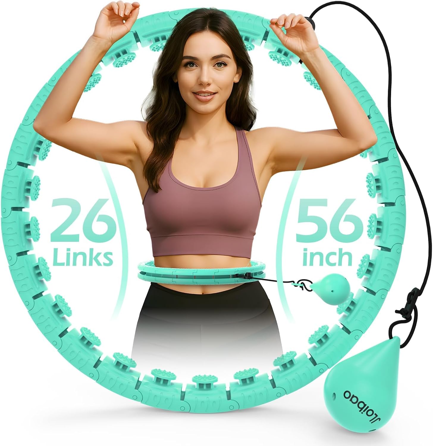 Jloibao Weighted Hula Circle with 26