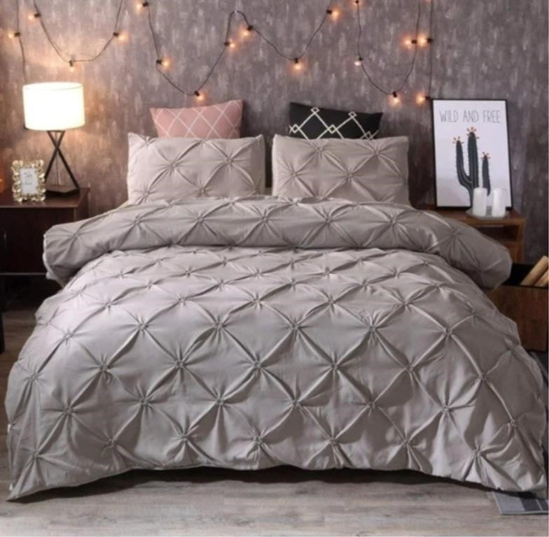 feelyou Queen Duvet Cover Set 3-Pieces