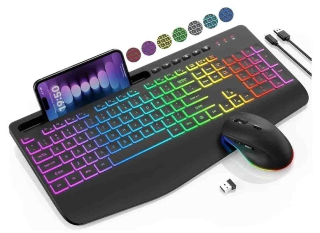 Sablute Wireless Keyboard and Mouse Combo