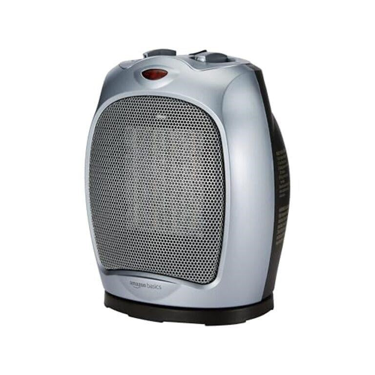 Amazon Basics Oscillating Ceramic Portable Indoor Space Heater