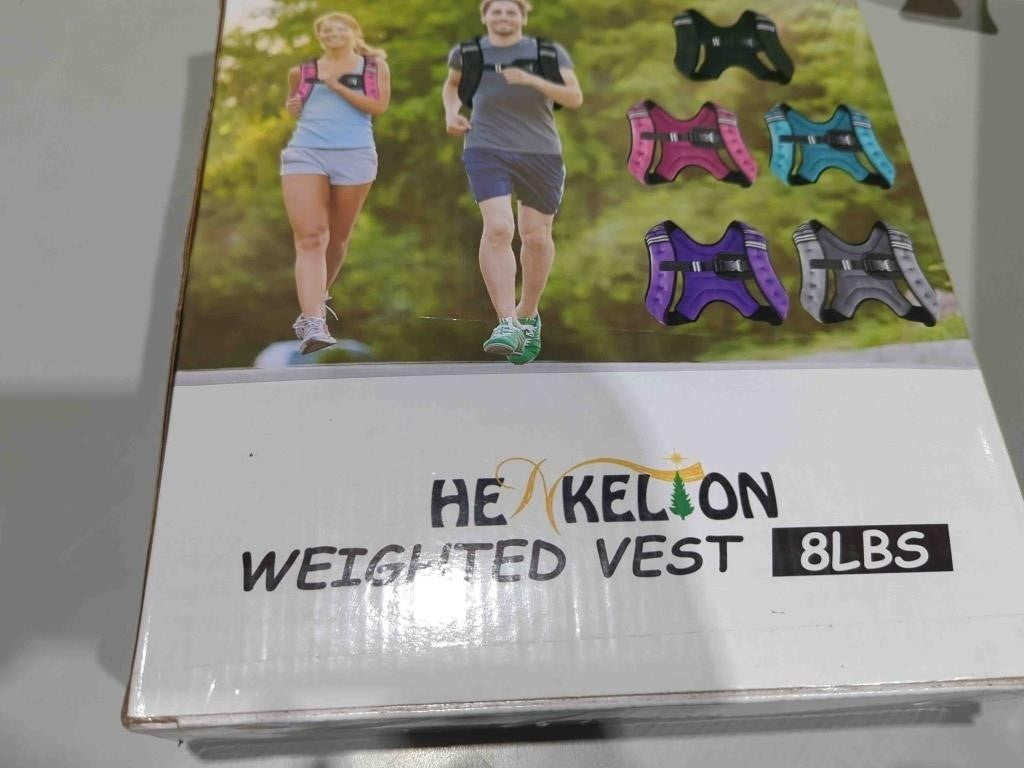 Henkelion Weighted Vest Grey (8lbs)