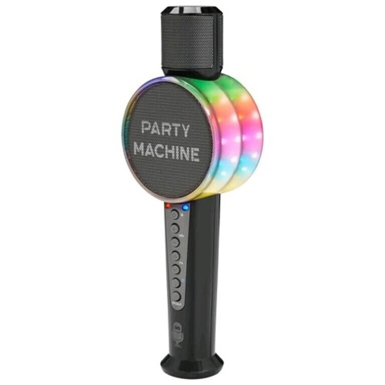 Singing Machine Bluetooth Microphone with Built-In Speaker