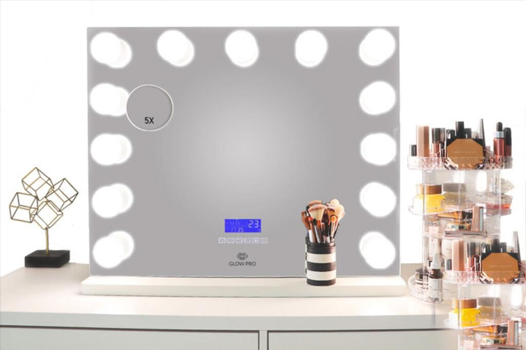 Vanity Mirror Glowpro 30x24" Mega LED Makeup