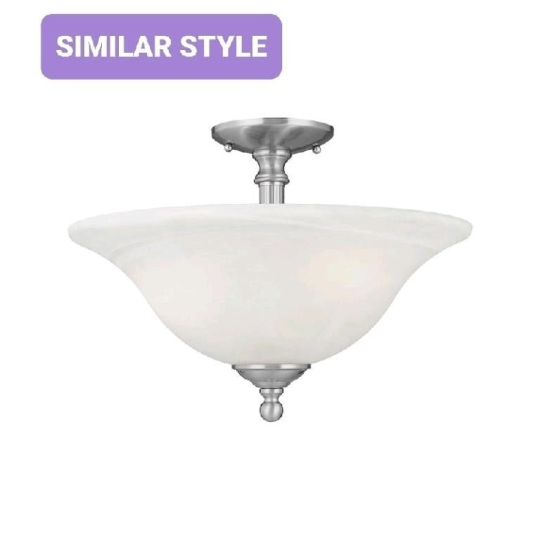 Amlite Lighting 3-light Ceiling in Brushed Nic