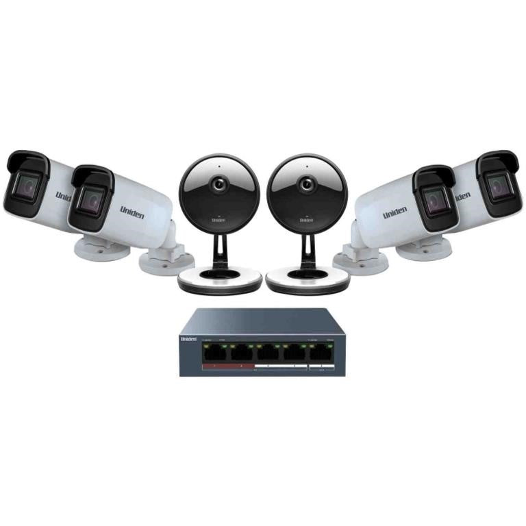 Uniden UC4402 1080P 6 Cameras Indoor/Outdoor S