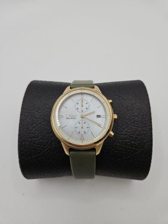 Citizen Eco-Drive Chandler, Vegan Leather Strap, 3