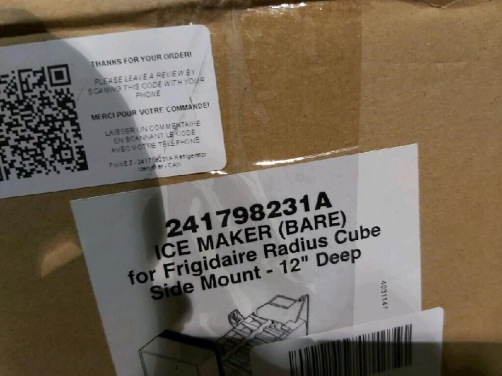 241798231A Refrigerator Icemaker for Frigidair