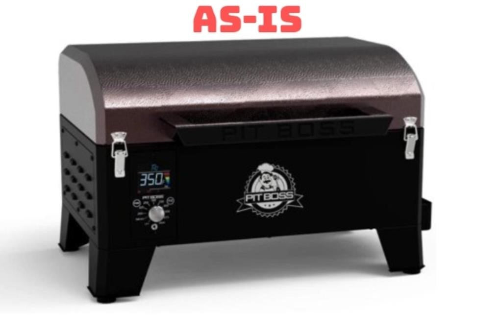 Pit Boss 150 Mahogany Series Wood Pellet Grill & Smoker. Brown, 24"×14"