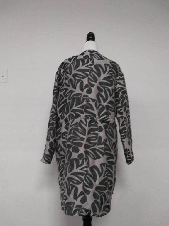 Akris Punto Women's Green Tropical Leaf Jacquard H