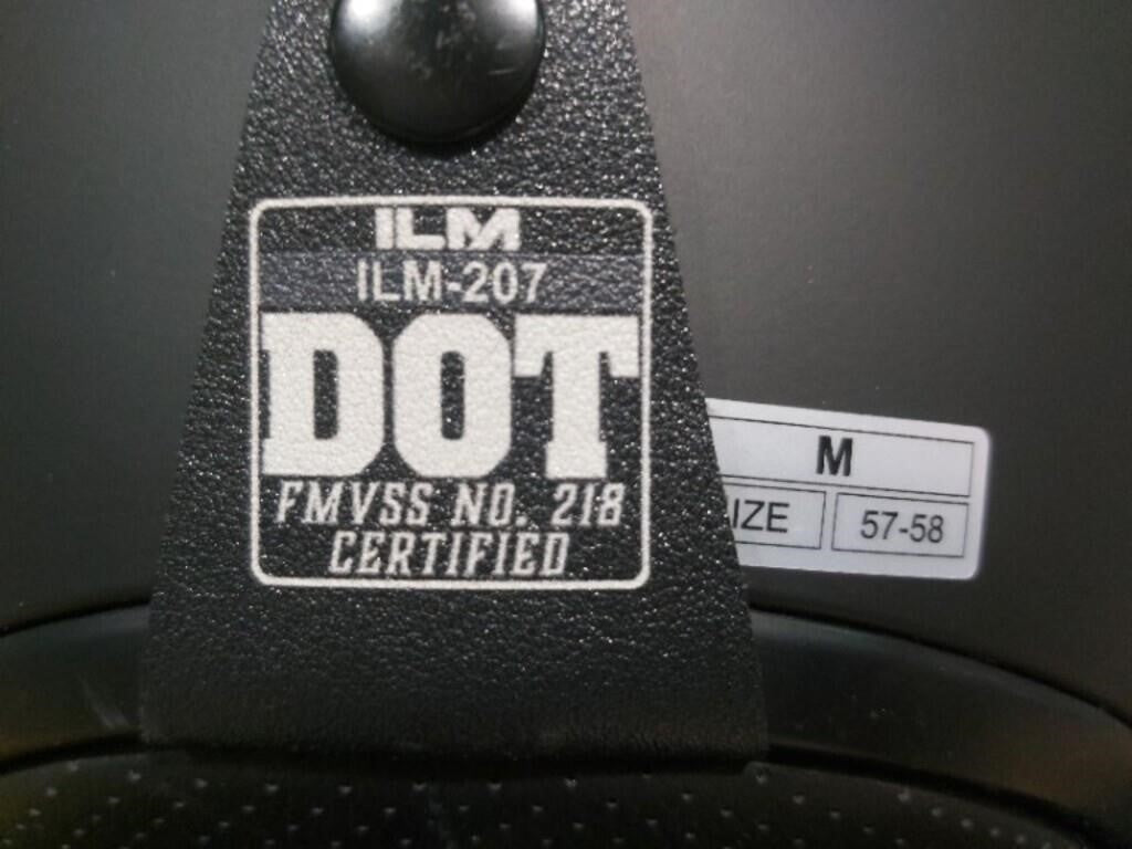 Open Face Motorcycle Helmet Model 207, Ma