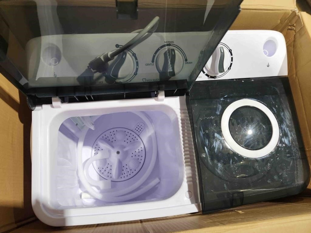 COSTWAY Portable Washing Machine, Twin Tu