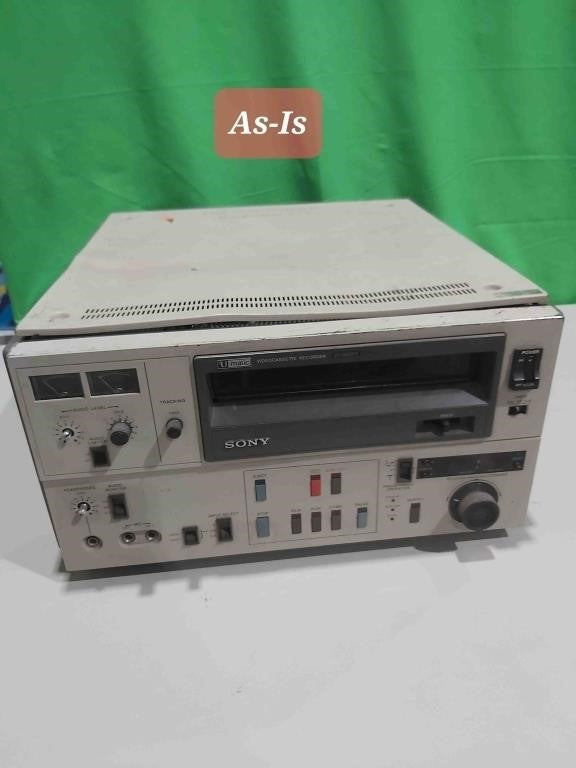 As-Is Sony File:U-maticVO-5800PS Video recorder