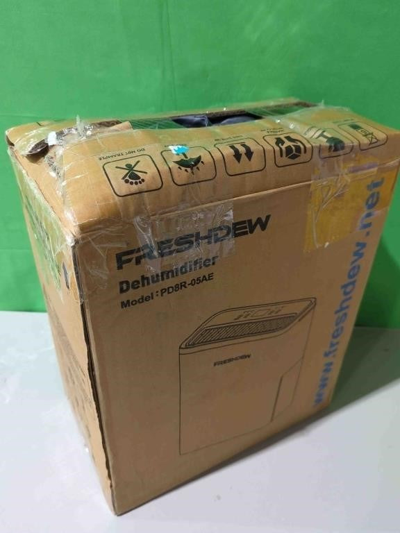 FRESHDEW Dehumidifier, 30 Pints Dehumidifiers for Home, 2000 Sq. Ft Dehumidifiers with Drain Hose, 0.52 Gallon Water Tank, Overflow Protection, 24H Timer