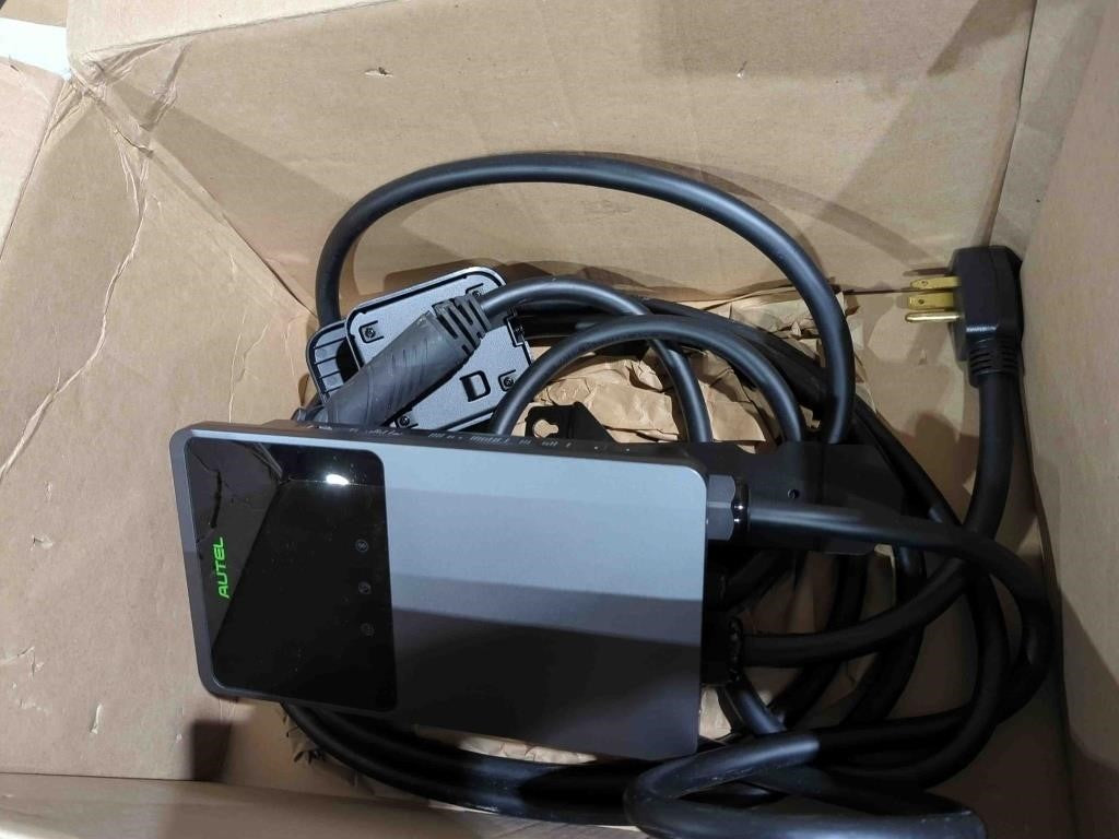 Autel MaxiCharger Home Electric Vehicle Charger, up to 40 Amp, 240V, Level 2 WiFi and Bluetooth Enabled EVSE, NEMA 14-50 Plug, 25-Foot Cable with Separate Holster, Dark Grey