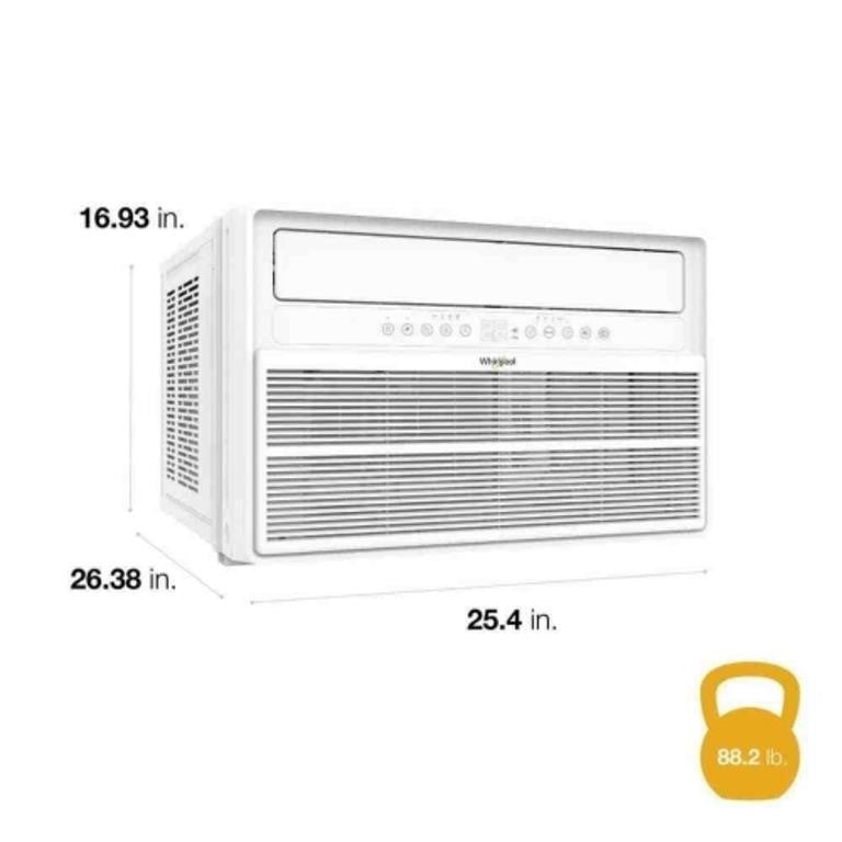 Window Mounted Inverter Air Conditioner Cools 1,000 sq. 18,000 BTU (DOE) 230V